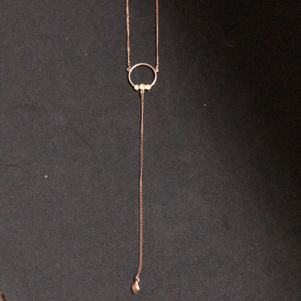 Rose gold necklace
